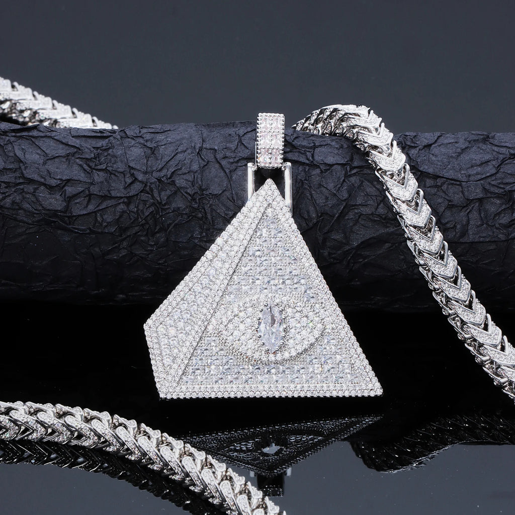 Devil's Eye Pyramid Pendant