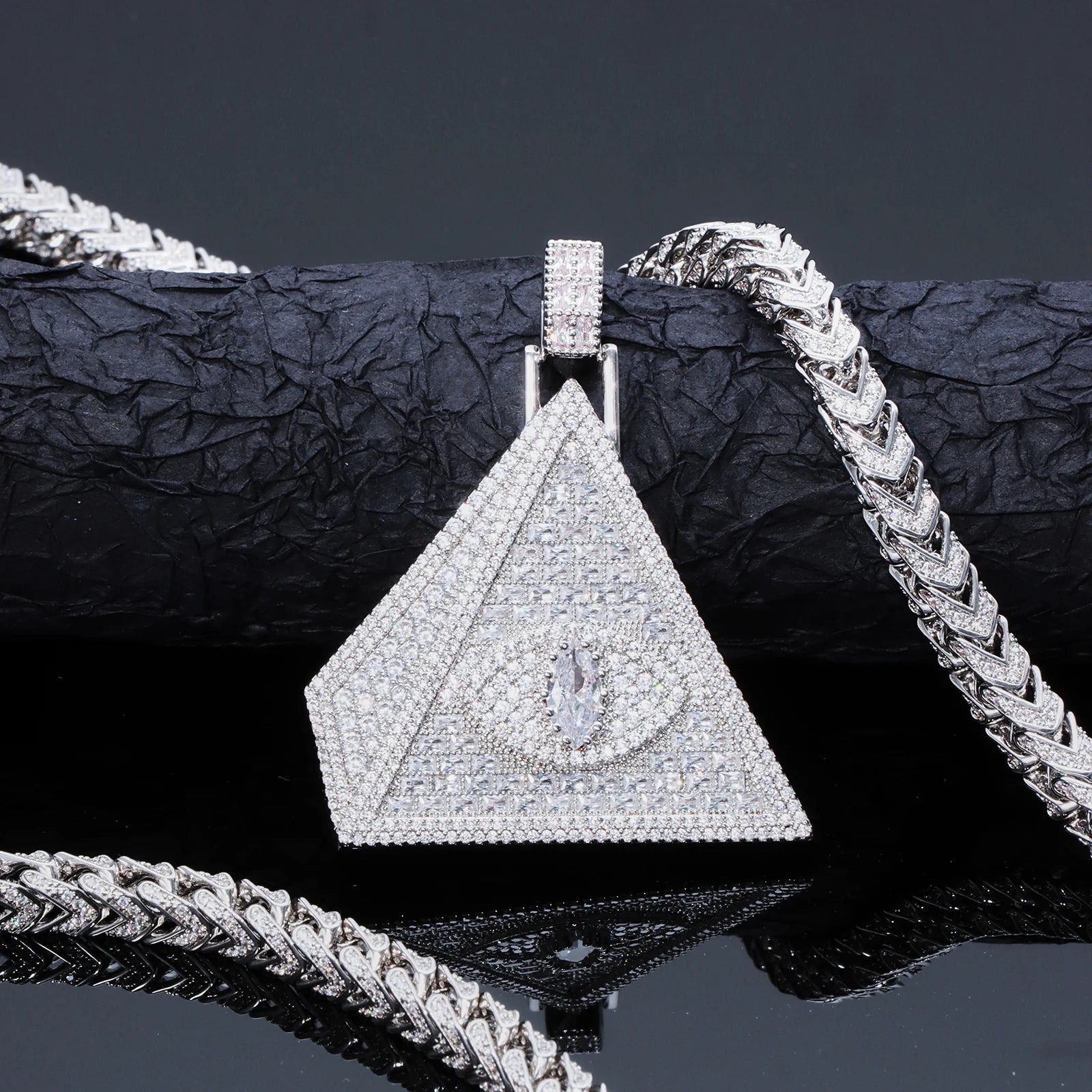 Devil's Eye Pyramid Pendant