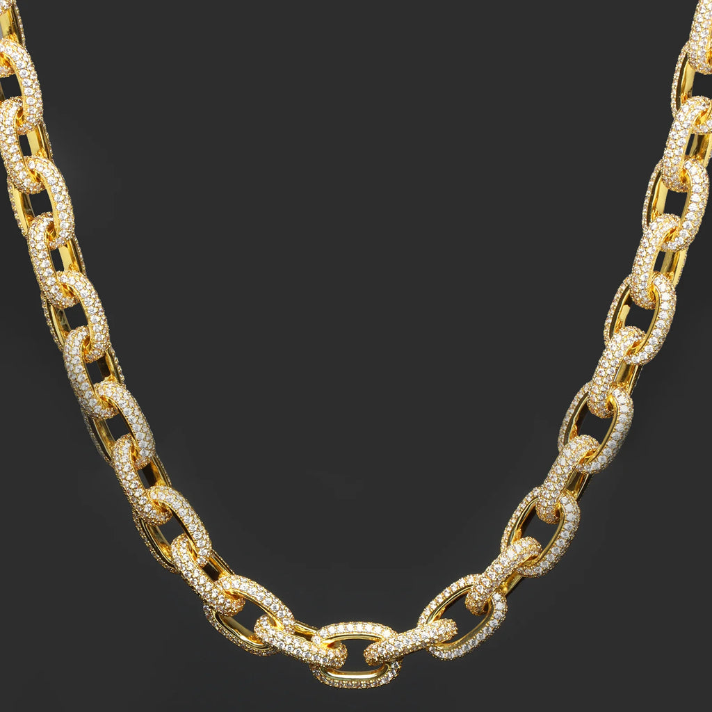10mm O Cross Cuban Chain