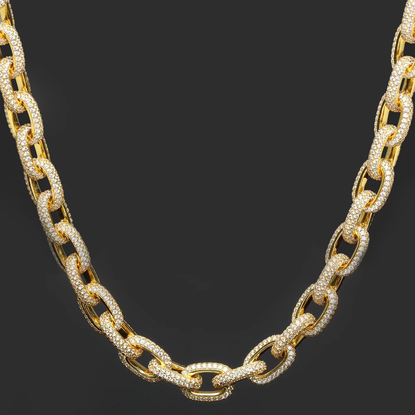 10mm O Cross Cuban Chain