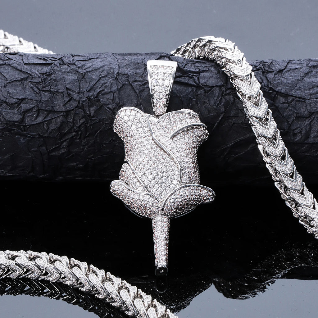 A Rose Emoji Pendant
