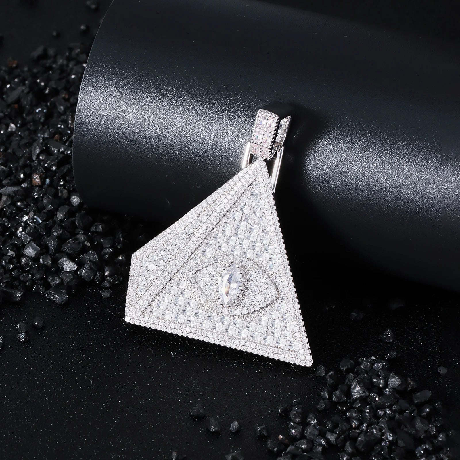 Devil's Eye Pyramid Pendant
