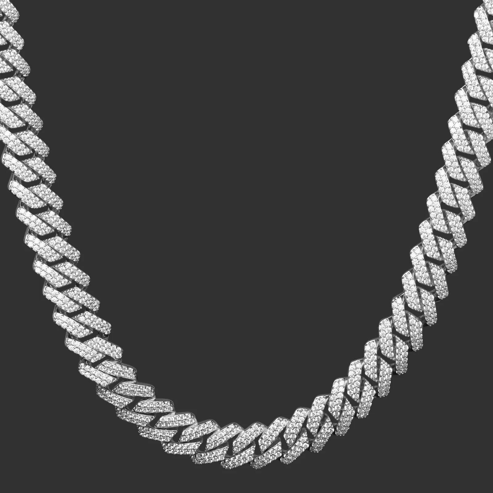 12mm Classic Trapezoidal Cuban Chain