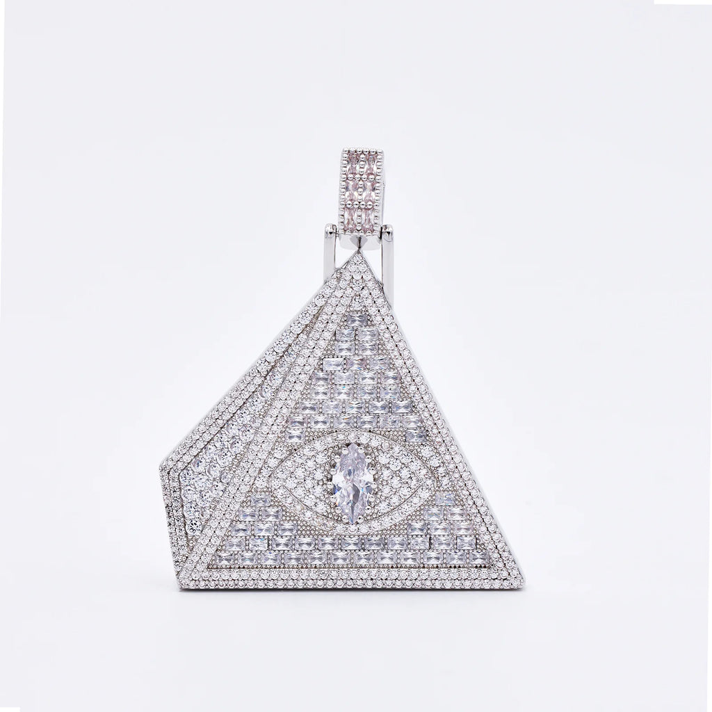 Devil's Eye Pyramid Pendant