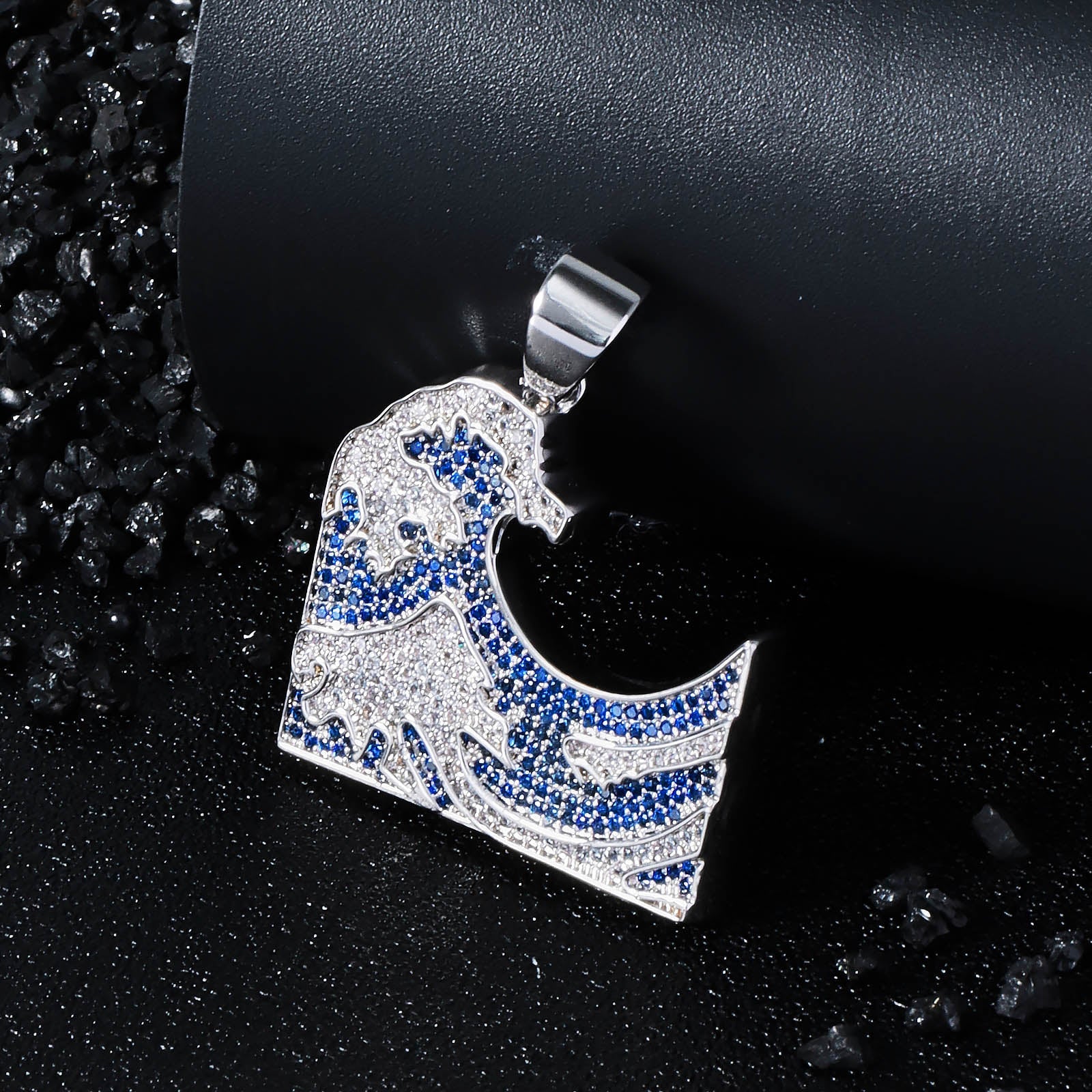 Blue Sea Wave Pendant
