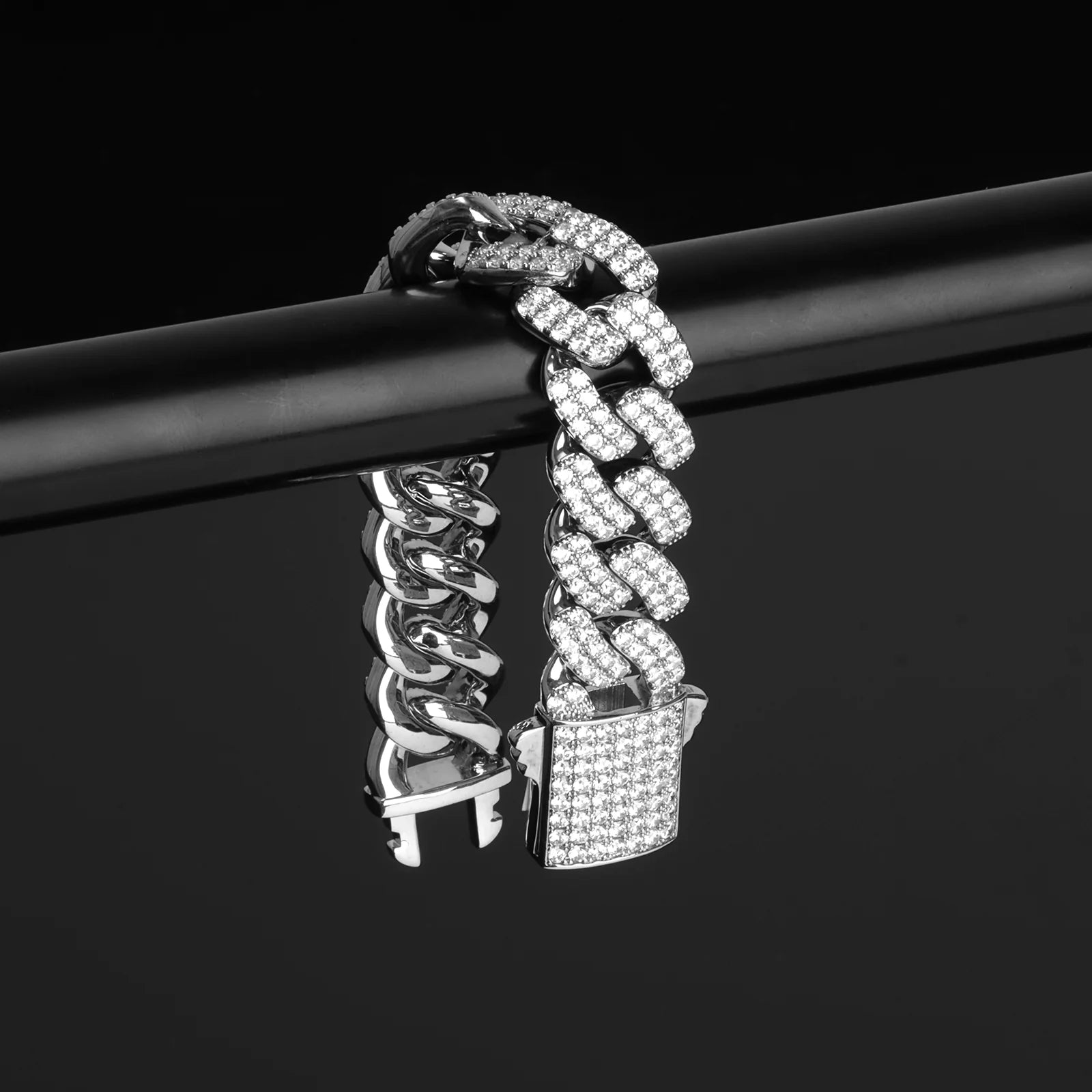 20mm Extra Wide Rounded Corner Cuban Bracelet