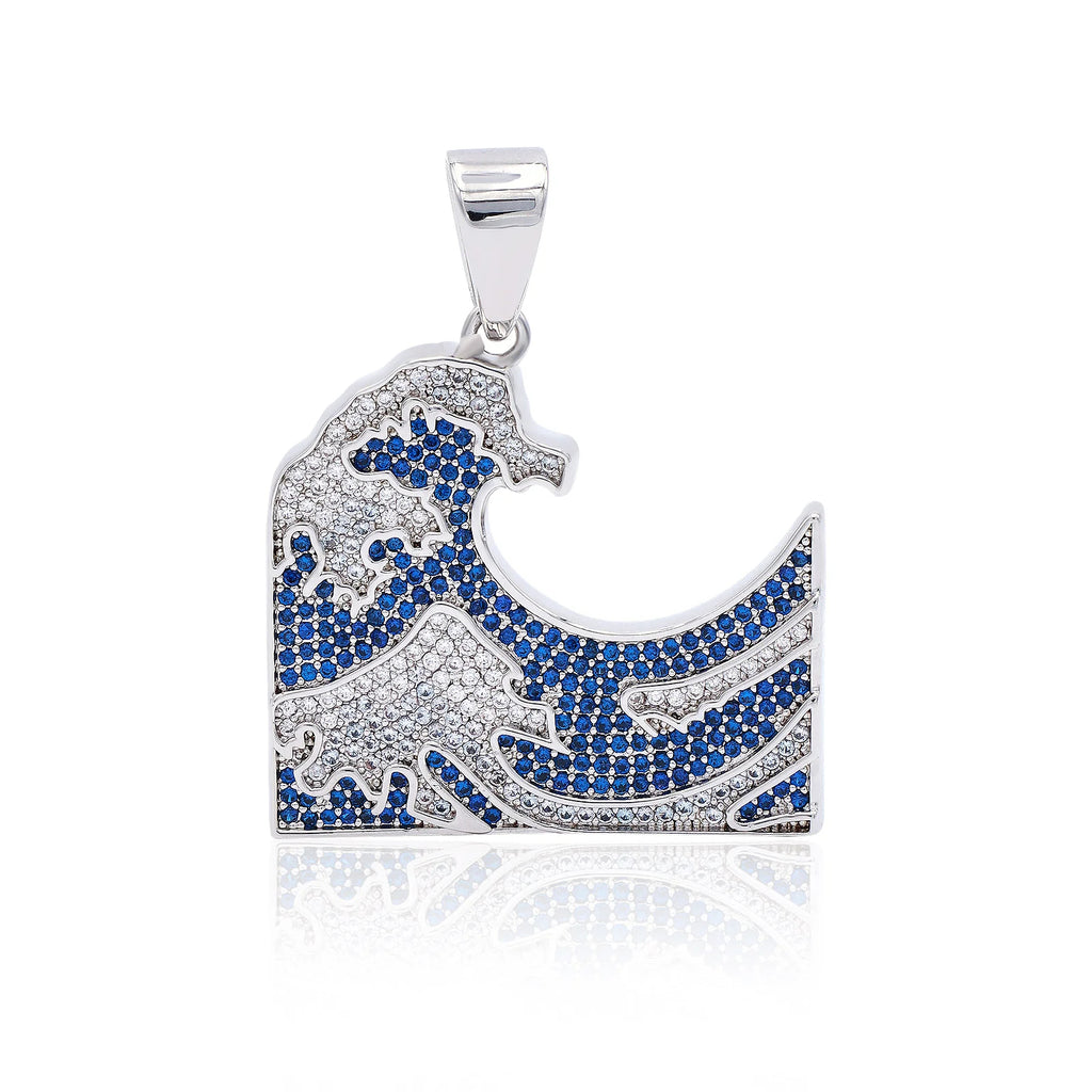 Blue Sea Wave Pendant