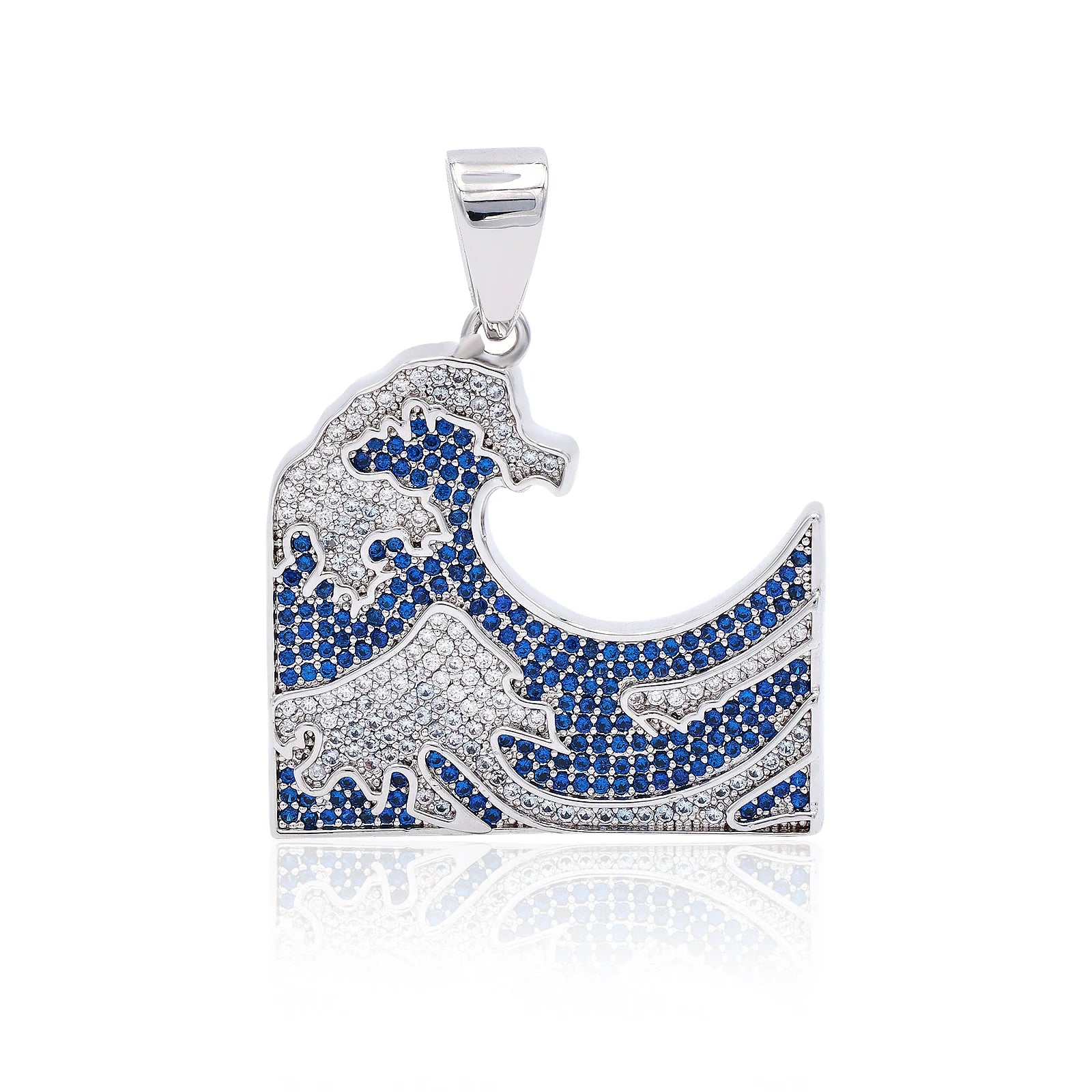 Blue Sea Wave Pendant
