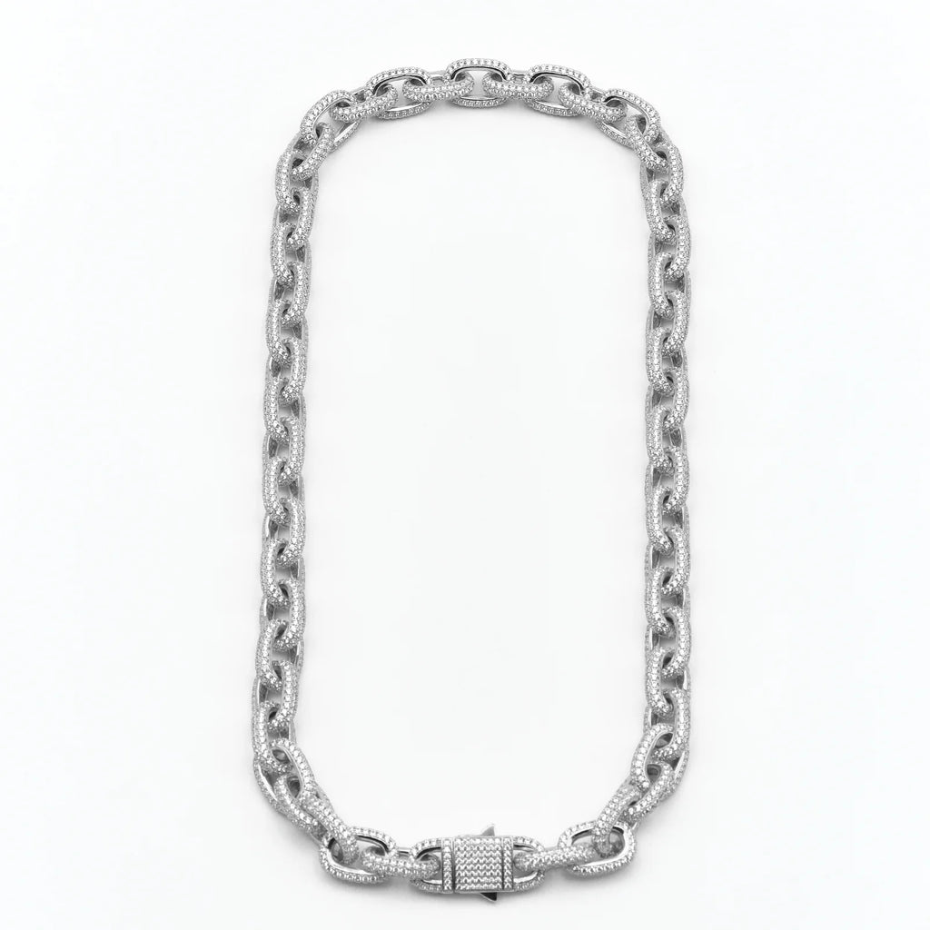 10mm O Cross Cuban Chain