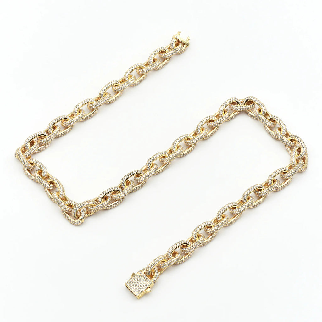 10mm O Cross Cuban Chain