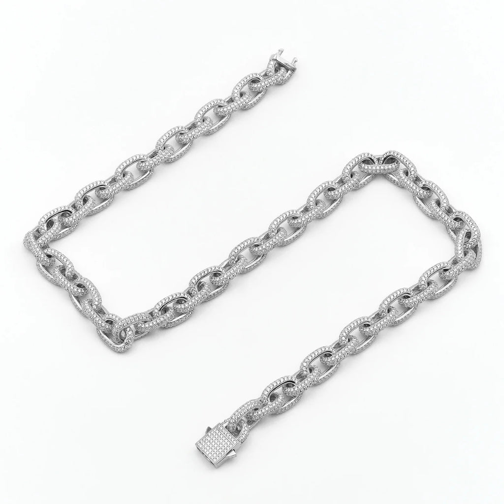 10mm O Cross Cuban Chain