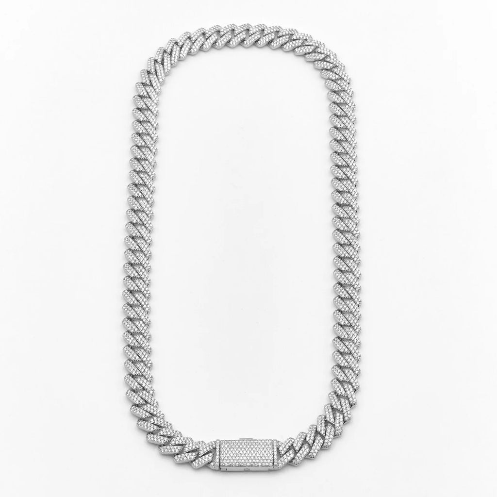 12mm Classic Trapezoidal Cuban Chain