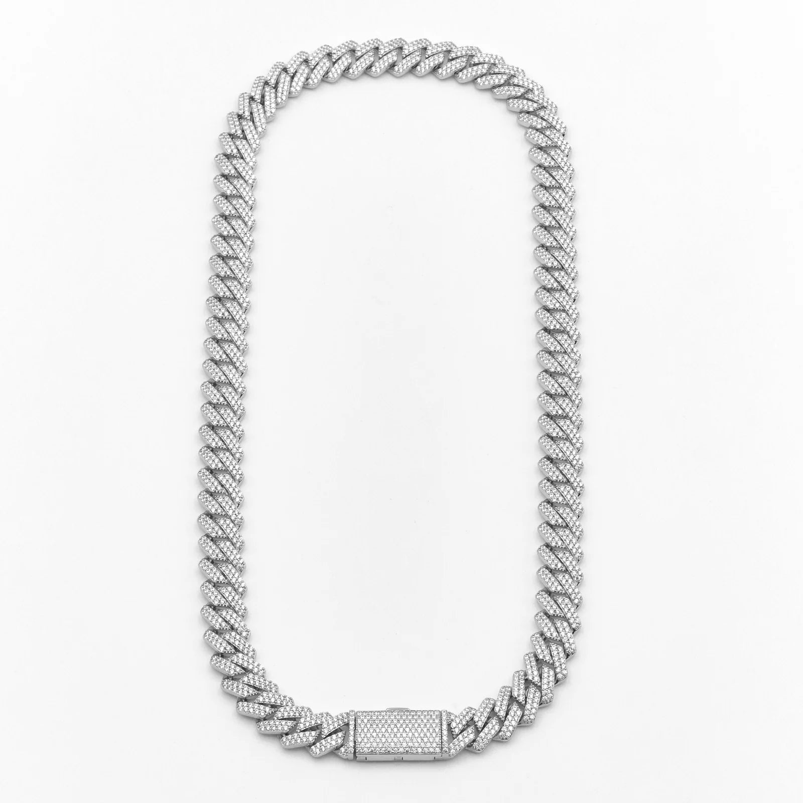 12mm Classic Trapezoidal Cuban Chain