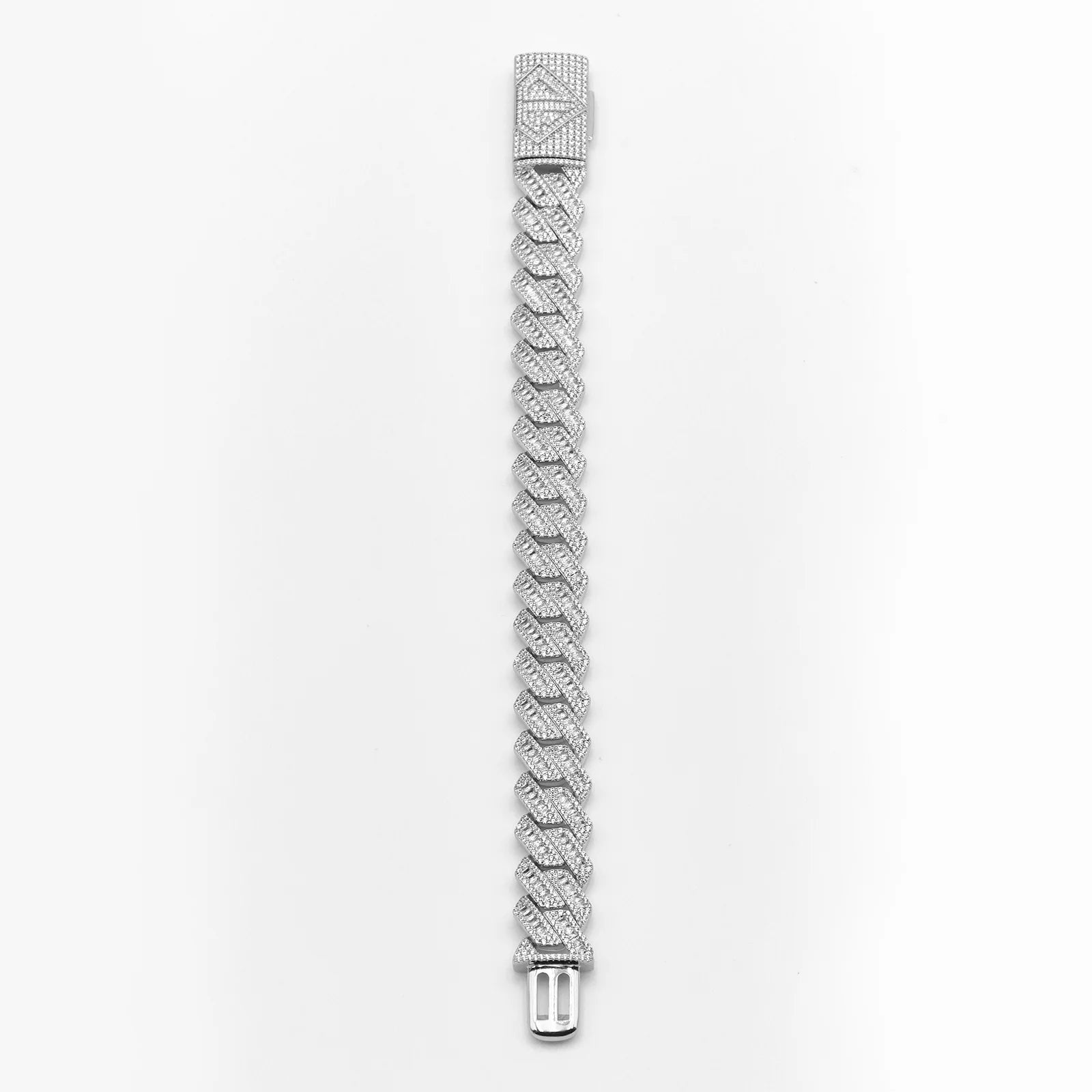 15mm Superman Pattern Cuban Bracelet