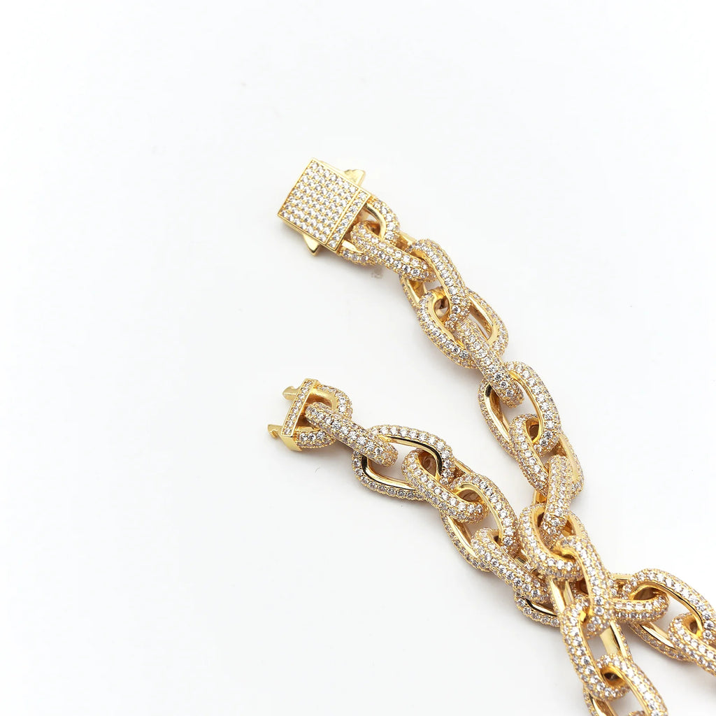 10mm O Cross Cuban Chain