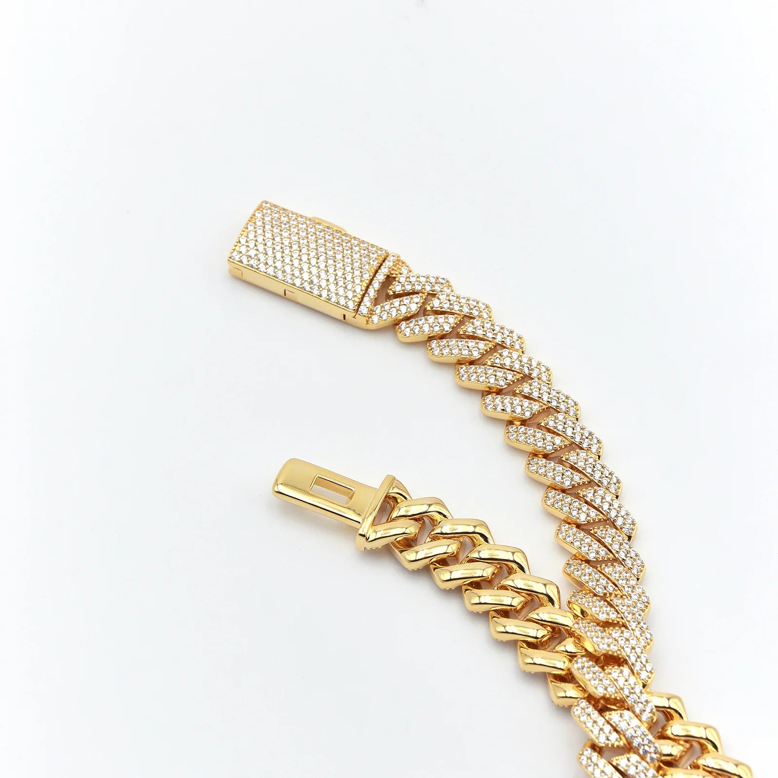 12mm Classic Trapezoidal Cuban Chain