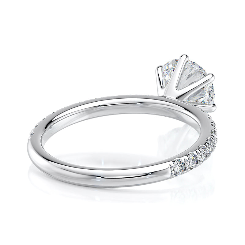 The Ring of Light of the Stars Lab Grown Diamond Halo 0.5 CTW Ring