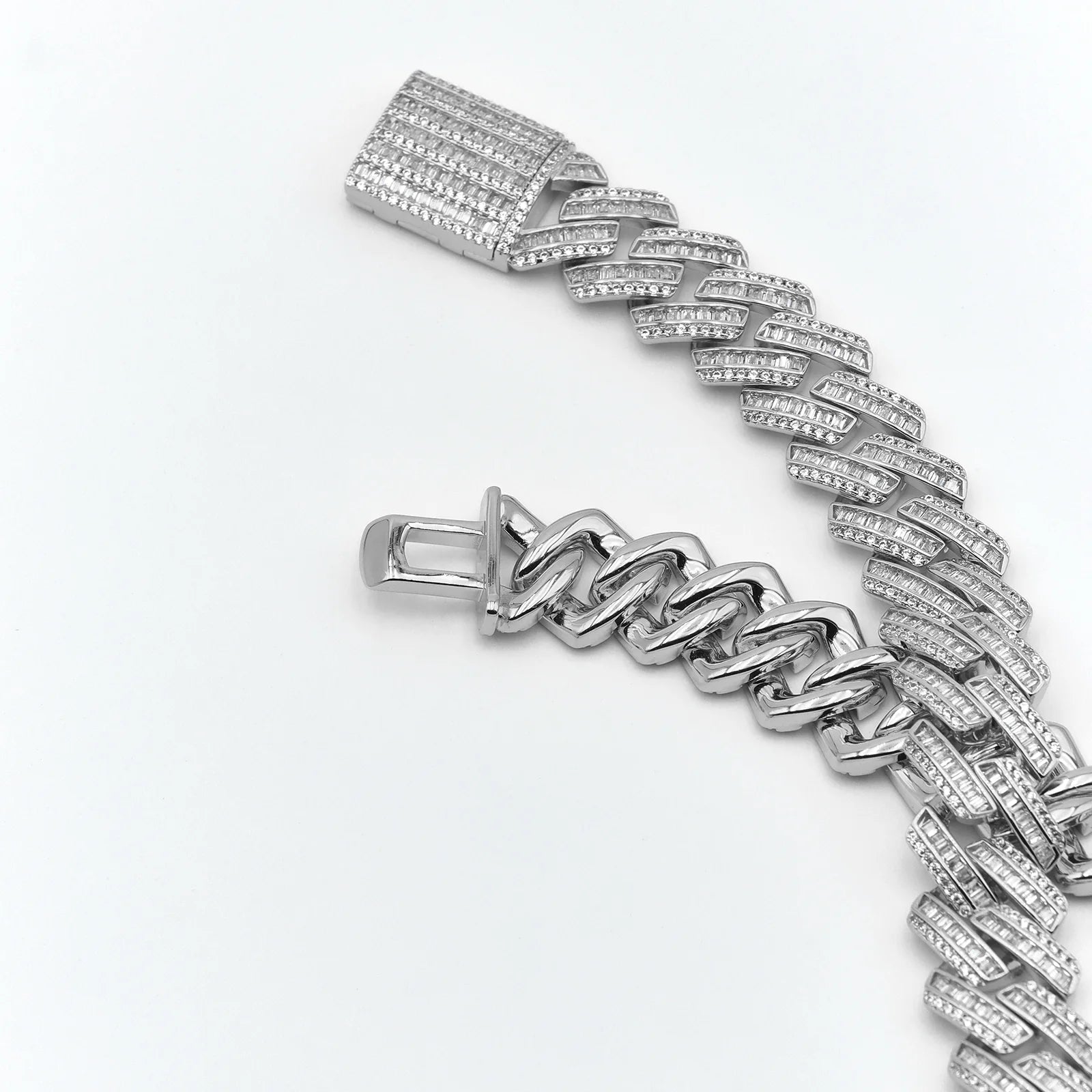 16mm Vintage Rectangular Cut Cuban Chain