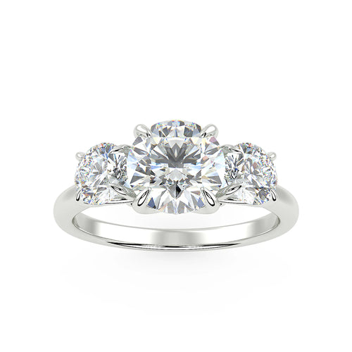 Timelessness Three-Stone Lab Grown Diamond Ring