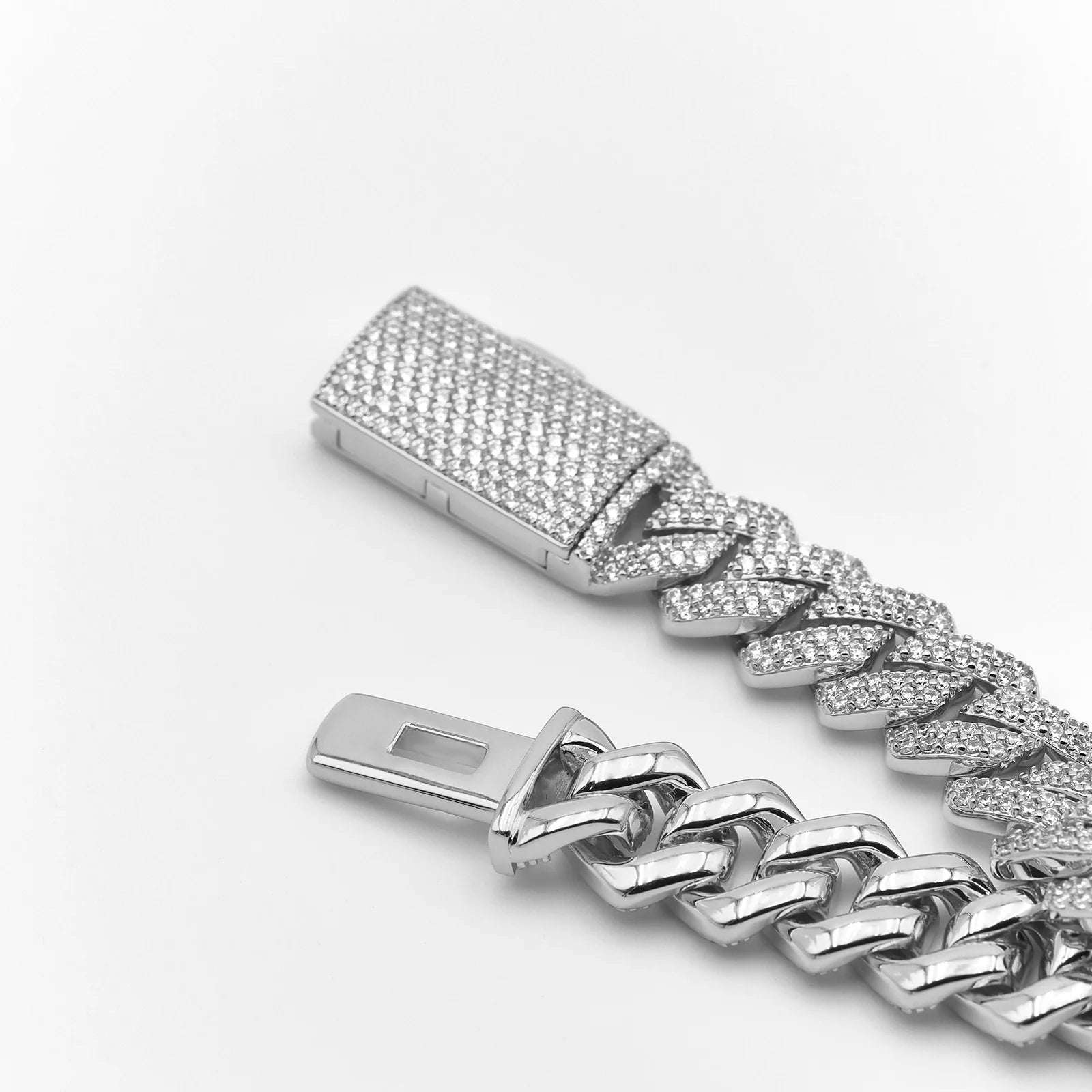 12mm Classic Trapezoidal Cuban Bracelet