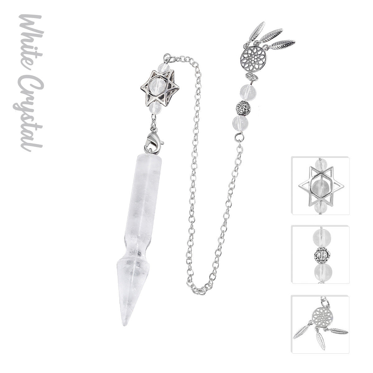 Dreamcatcher｜Hexagram Arrow Crystal Pendulum