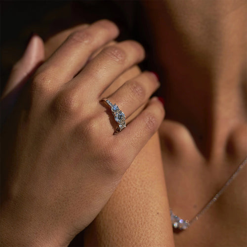 Timelessness Three-Stone Lab Grown Diamond Ring